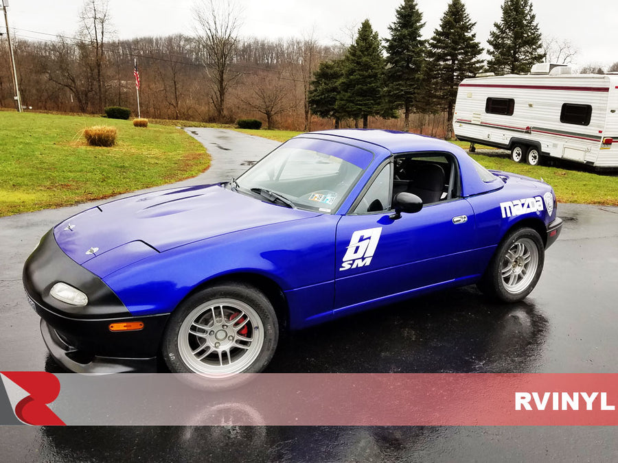 3M 2080 Series Gloss Blue Raspberry Vinyl Wrap For Spec Miata