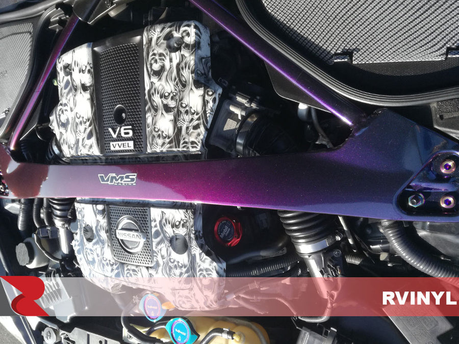 3M™ 2080 Series Gloss Flip Deep Space Nissan 370z Engine Wrap