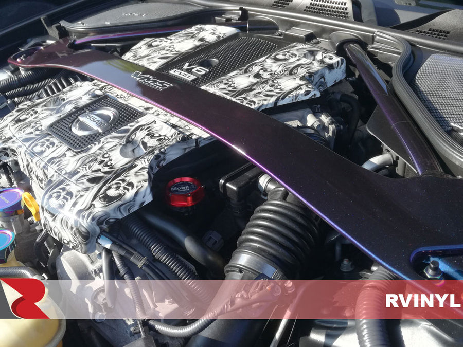 3M™ 2080 Series Gloss Flip Deep Space Nissan 370z Engine Wrap