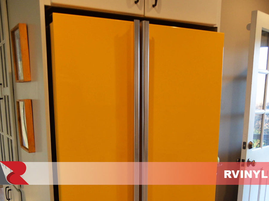 3M™ Wrap Film Series 2080 - Gloss Sunflower Yellow DIY Fridge Wrap