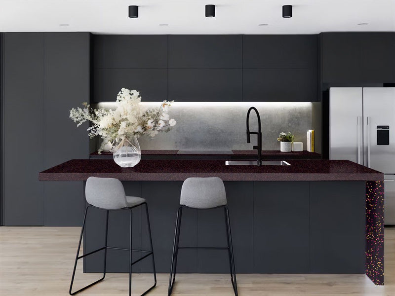 3M™ 2080 Gloss Ember Black Kitchen Countertop Wraps