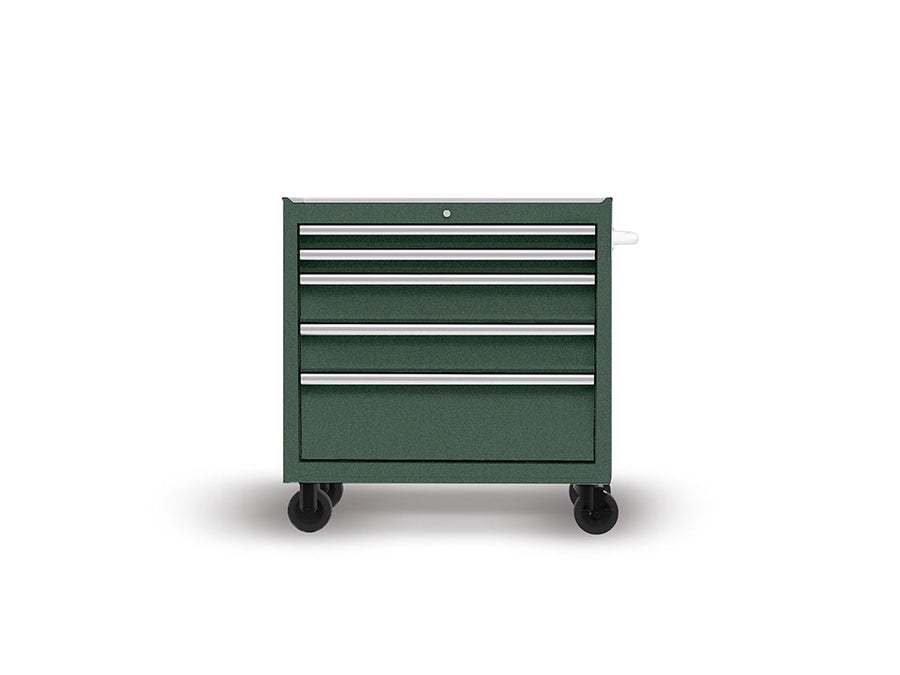 3M 2080 Matte Pine Green Metallic DIY Tool Cabinet Wraps