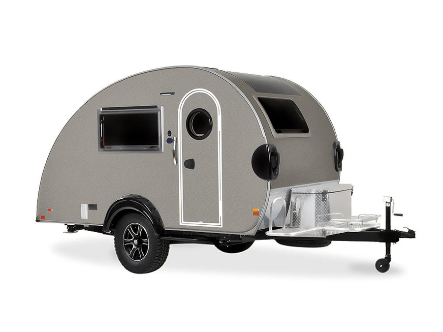 3M 2080 Matte Gray Aluminum Do-It-Yourself Truck Camper Wraps