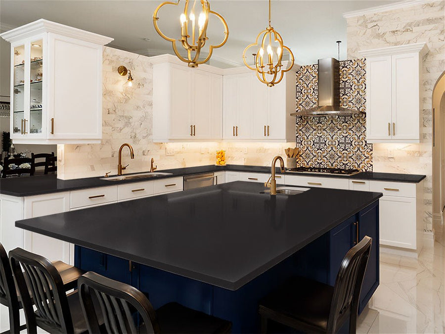 3M 2080 Satin Black DIY Kitchen Counter Wraps