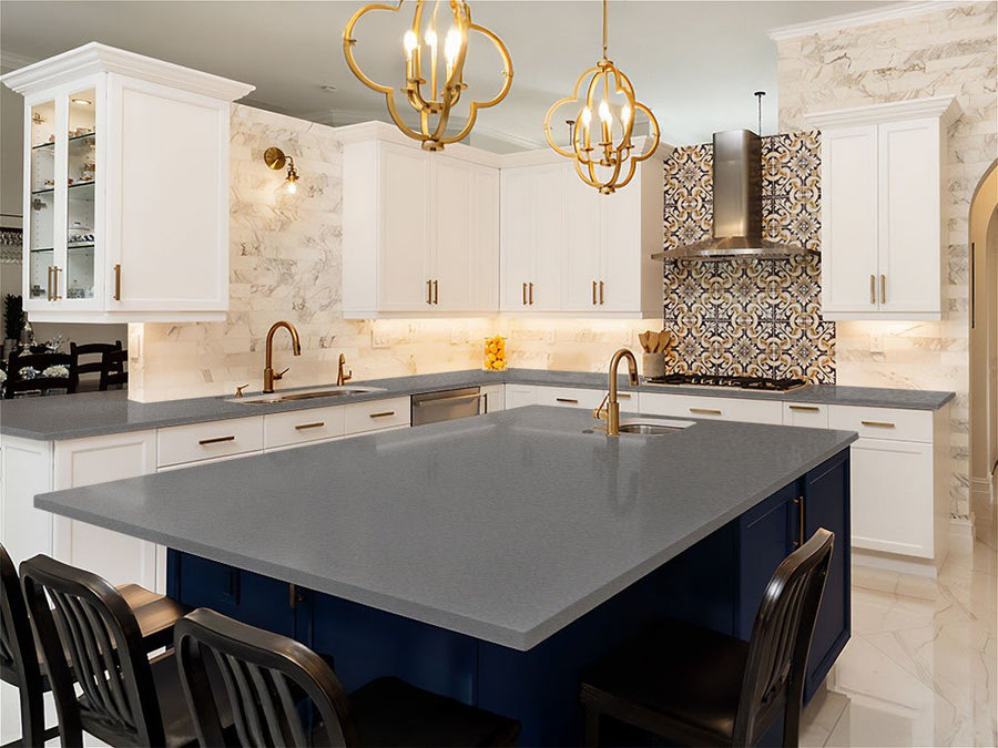3M 2080 Satin Dark Gray DIY Kitchen Counter Wraps