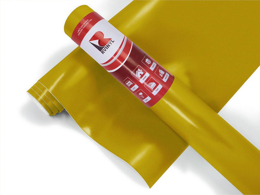 3M 2080 Satin Bitter Yellow Ranget Wrap Color Film
