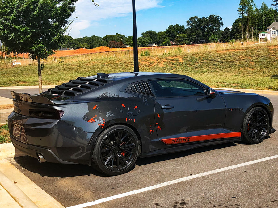 3M 2080 Satin Gold Dust Black DIY Car Wrap