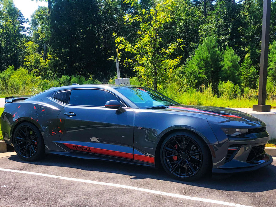 3M 2080 Satin Gold Dust Black Custom Car Wrap