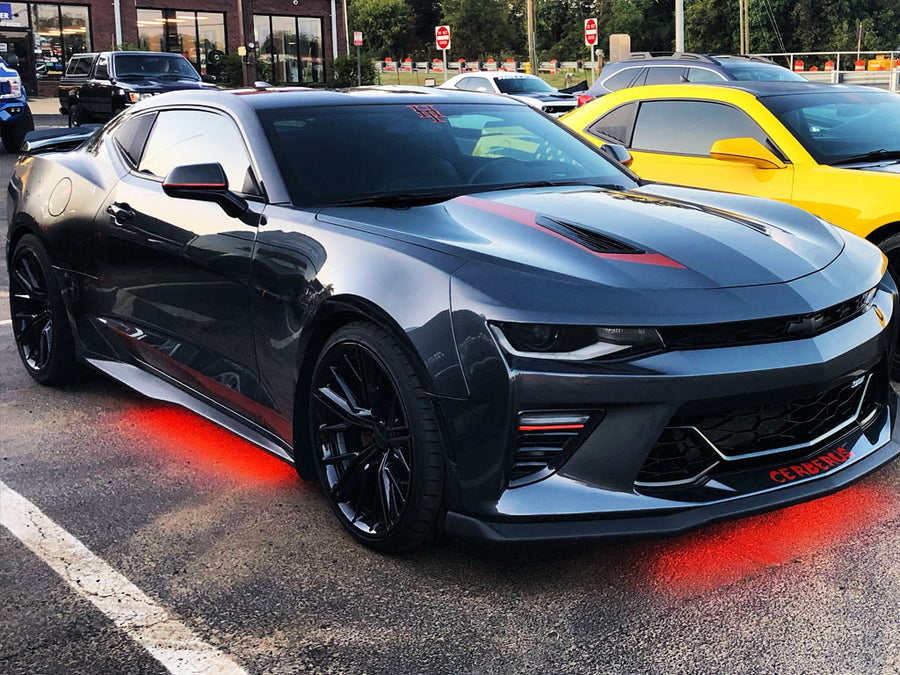 3M 2080 Satin Gold Dust Black Installed Car Wrap