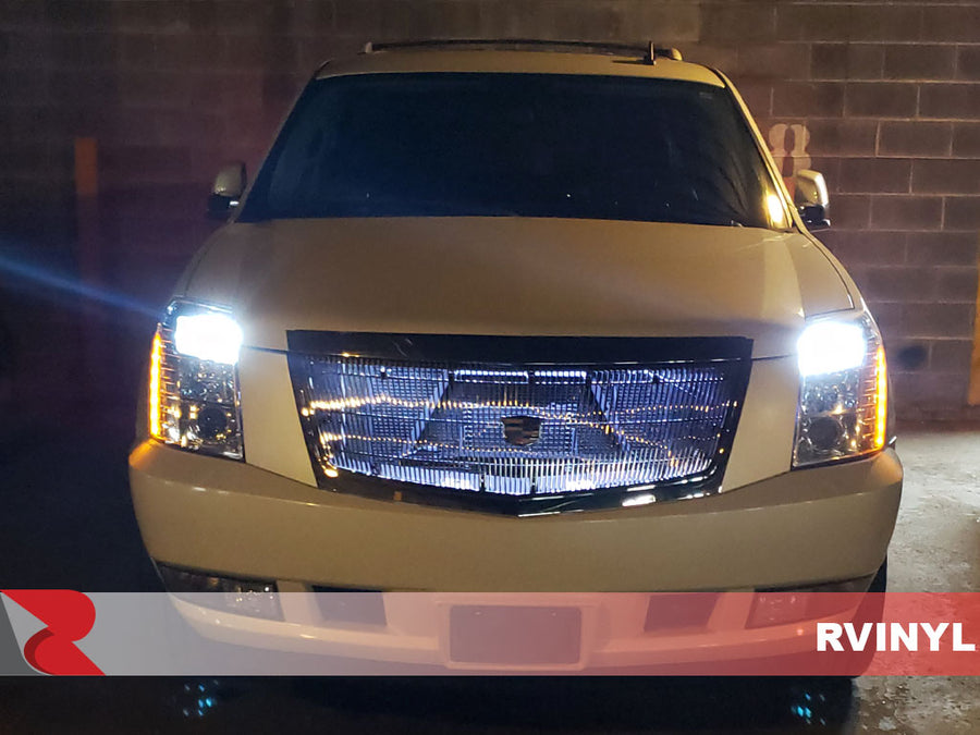 3M 2080 Satin Pearl White Hood Installed Wrap Front View