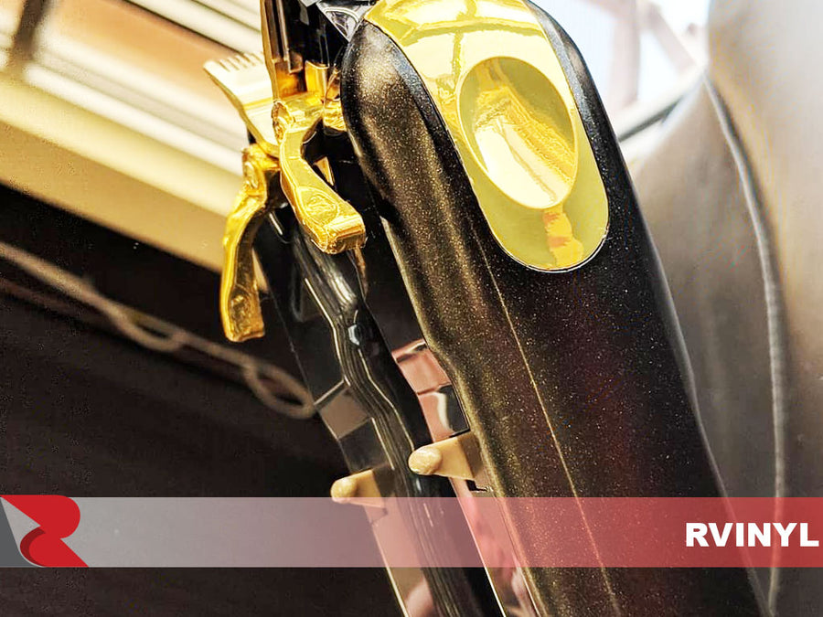 3M™ 2080 Series Satin Gold Dust Black Clipper Wrap