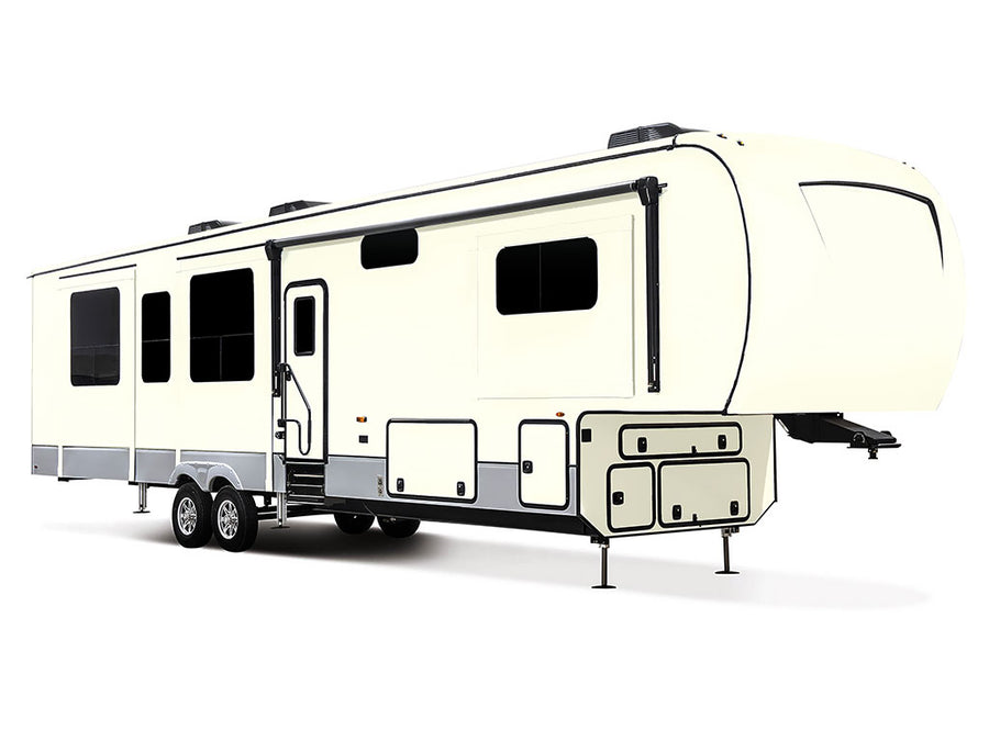 3M 2080 Satin Pearl White Do-It-Yourself 5th Wheel Travel Trailer Wraps