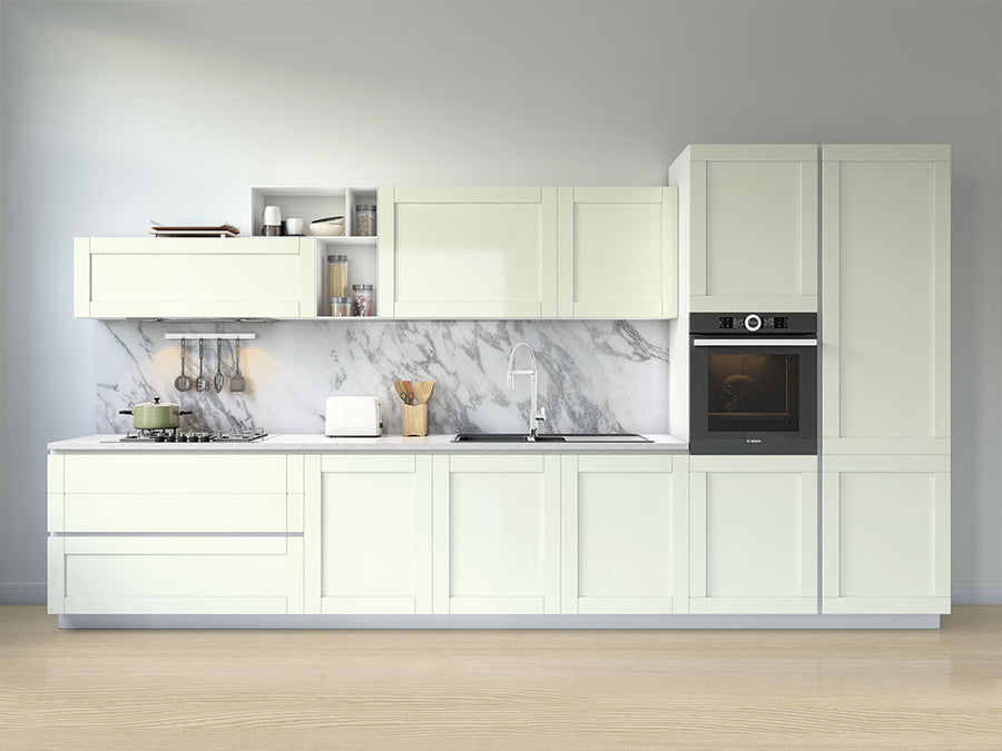 3M™ 2080 Satin Pearl White Kitchen Cabinet Wraps