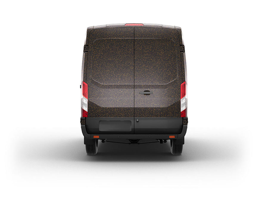 3M 2080 Satin Gold Dust Black Van Vinyl Wraps