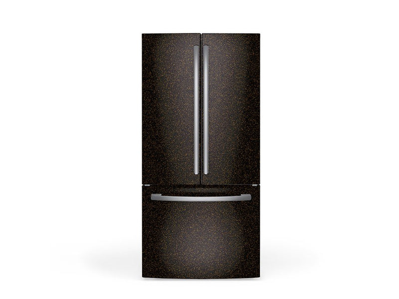 3M 2080 Satin Gold Dust Black DIY Built-In Refrigerator Wraps