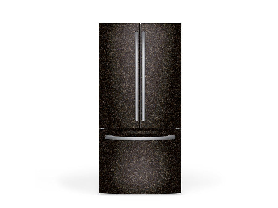 3M 2080 Satin Gold Dust Black DIY Built-In Refrigerator Wraps