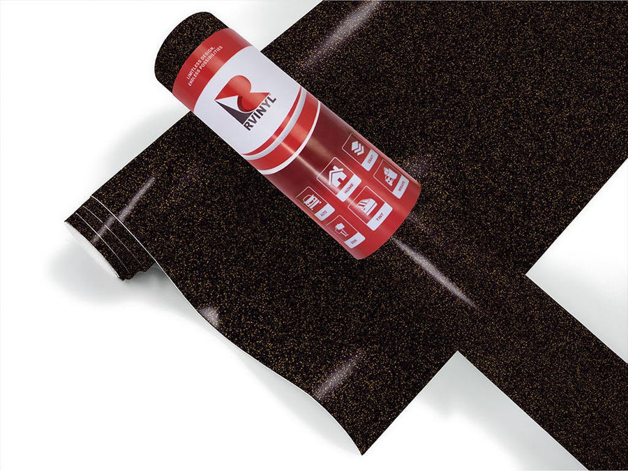 3M™ 2080 Satin Gold Dust Black Dishwasher Wrap Roll