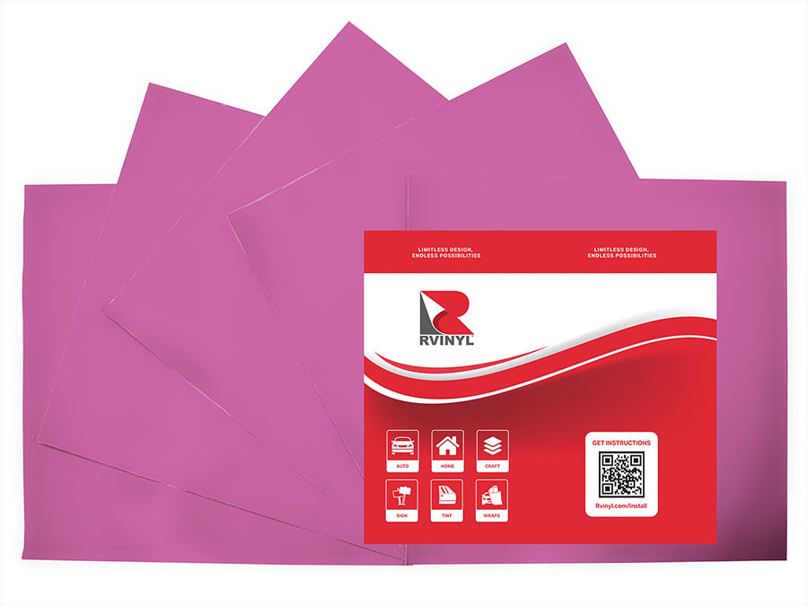3M 3630 Pink Craft Vinyl Sheet Pack