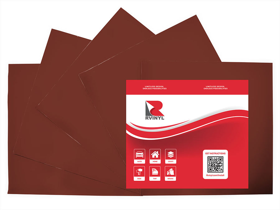 3M 3630 Light Rust Brown Craft Vinyl Sheet Pack