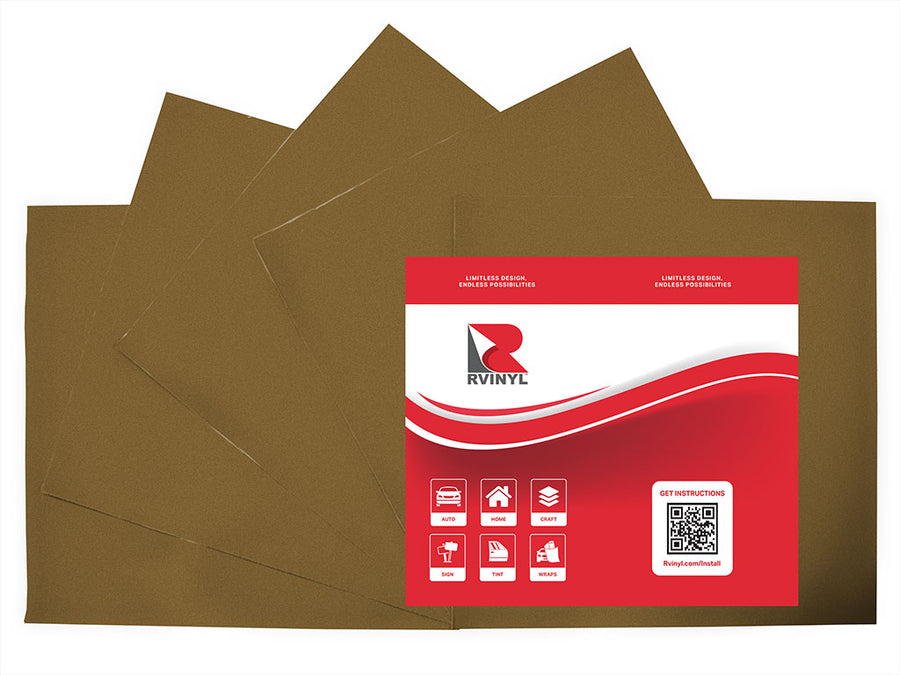 3M 50 Gold Graphics Craft Vinyl Sheet Pack