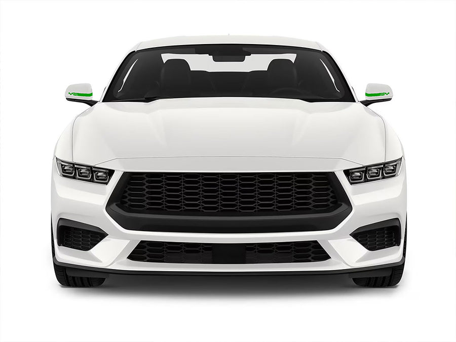 3M Grass Green Hexagon Mirror Stripe Graphic