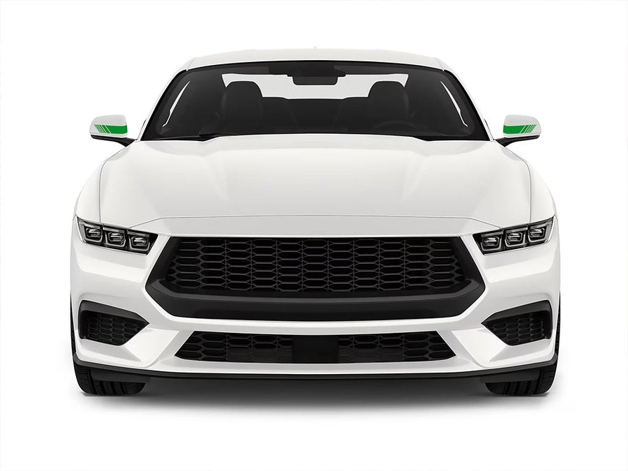 3M Bright Green Fading Stripe Mirror Stripe Graphic