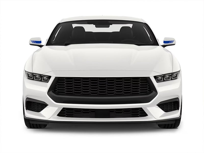 3M Sapphire Blue Fading Stripe Mirror Stripe Graphic
