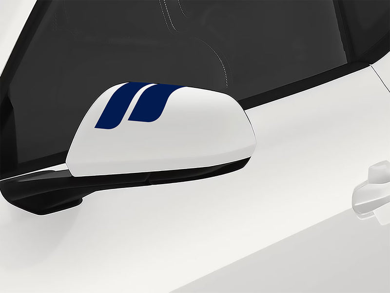 3M Deep Navy Blue Double Round Side View Mirror Sticker