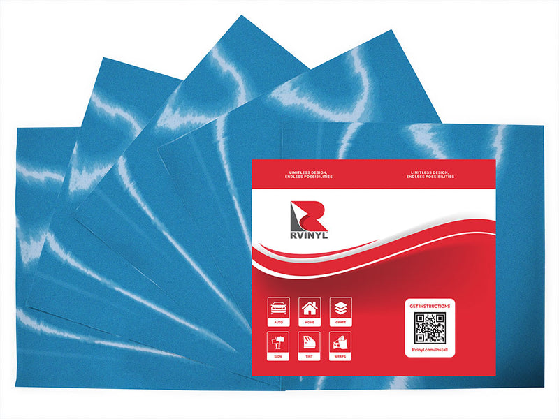 3M 680 Light Blue Reflective Craft Vinyl Sheet Pack