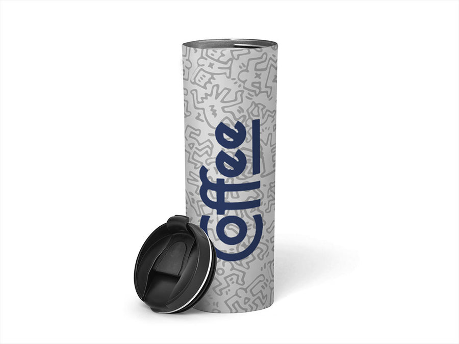 3M 7125 Light Navy Water Bottle DIY Stickers
