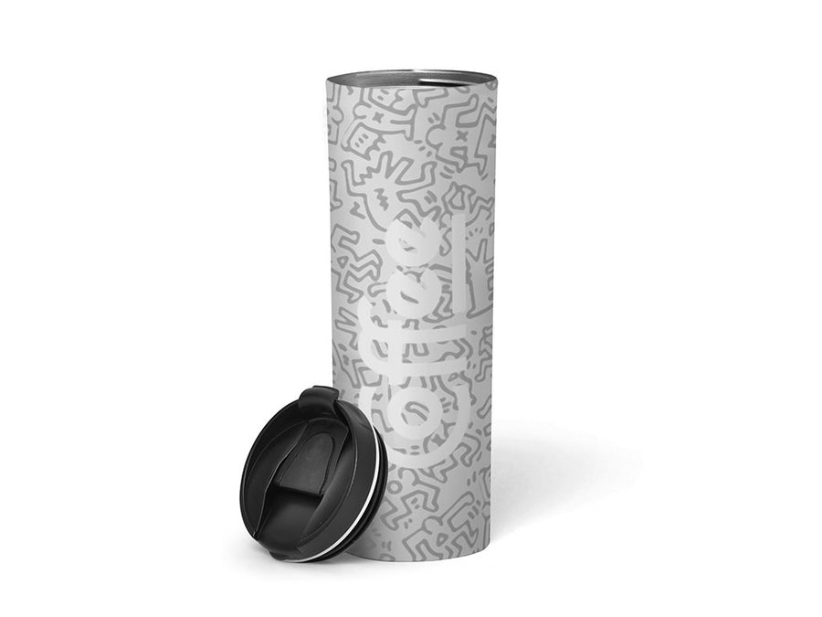 3M 7125 Matte White Water Bottle DIY Stickers