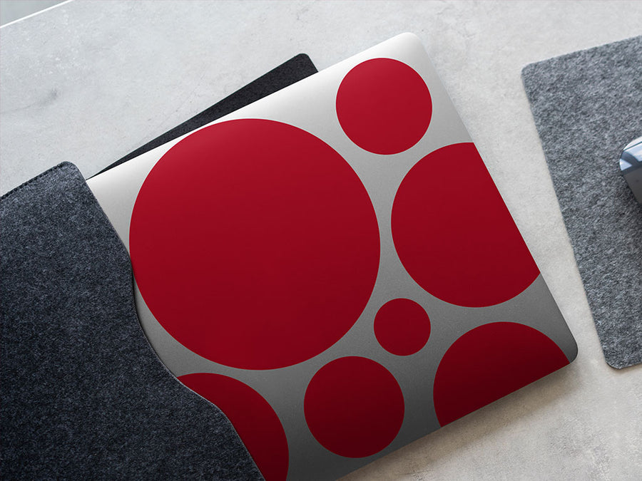 3M 7125 Cardinal Red DIY Laptop Stickers