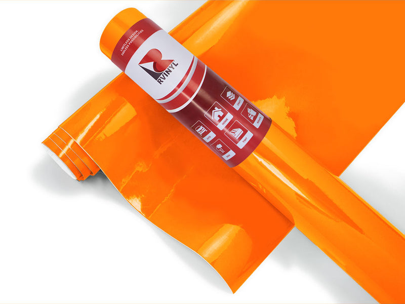 3M 7125 Scotchcal Light Orange Color Swatch
