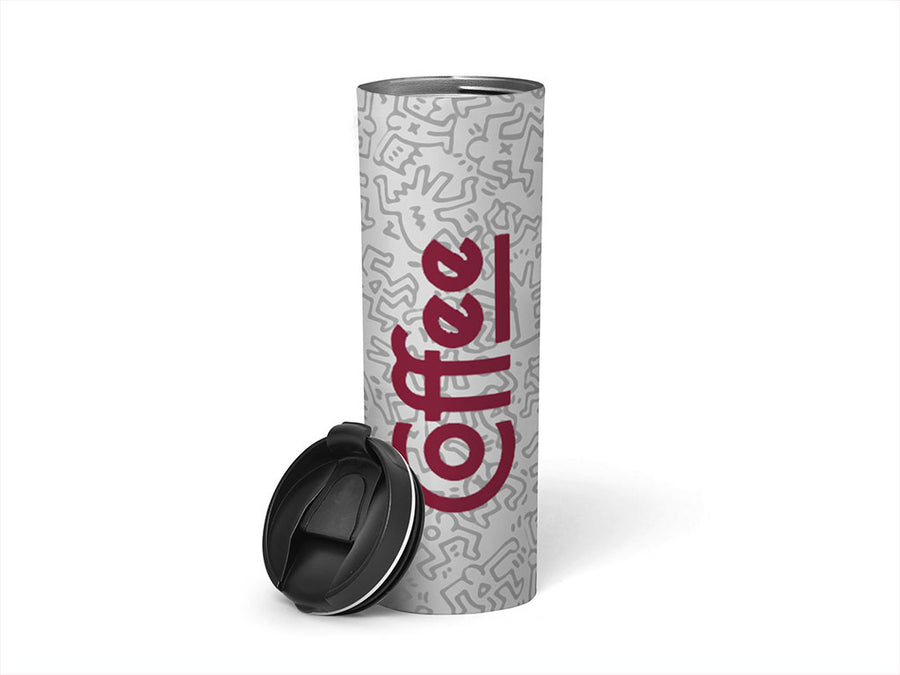 3M 7125 Burgundy Water Bottle DIY Stickers