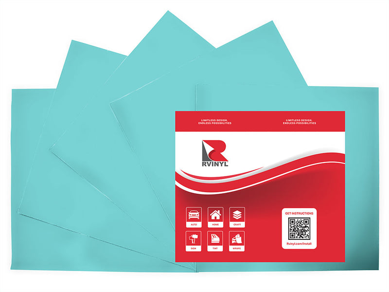 3M 7125 Robin Egg Blue Craft Vinyl Sheet Pack
