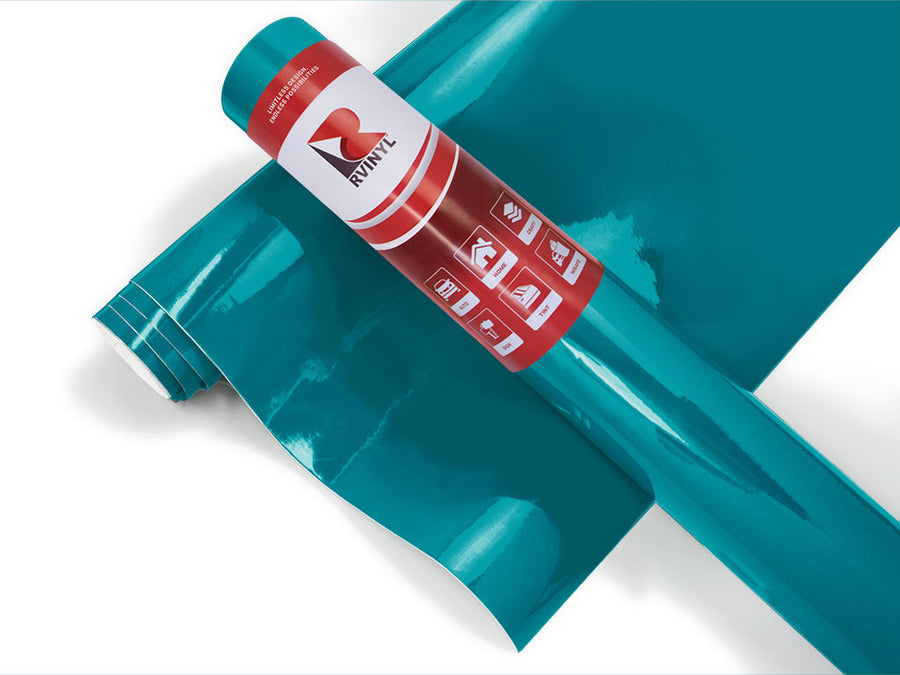 3M 7125 Scotchcal Teal Color Swatch