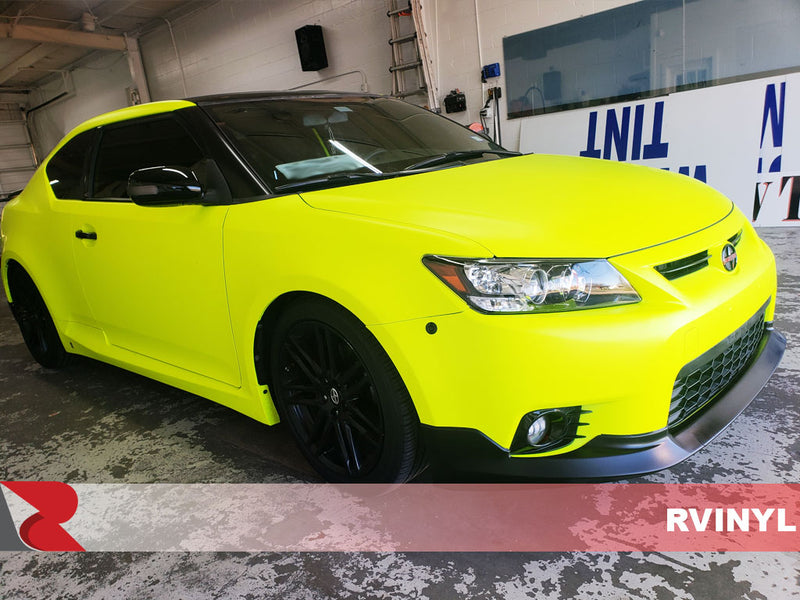 3M 1080 Satin Neon Fluorescent Yellow Passenger DIY Wrap