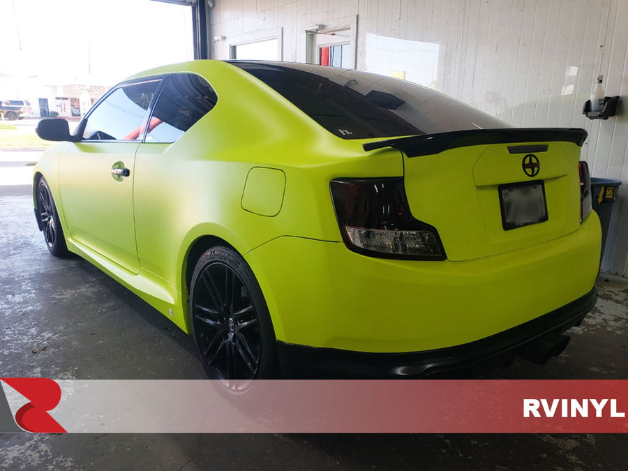 3M 1080 Satin Neon Fluorescent Yellow Rear DIY Wrap