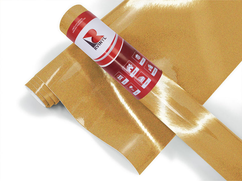 Gold Reflective Craft Vinyl Roll