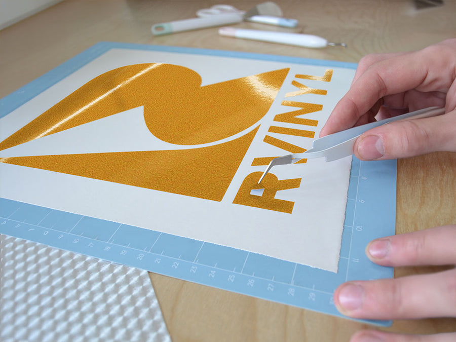 Yellow Reflective Easy Weed Craft Vinyl