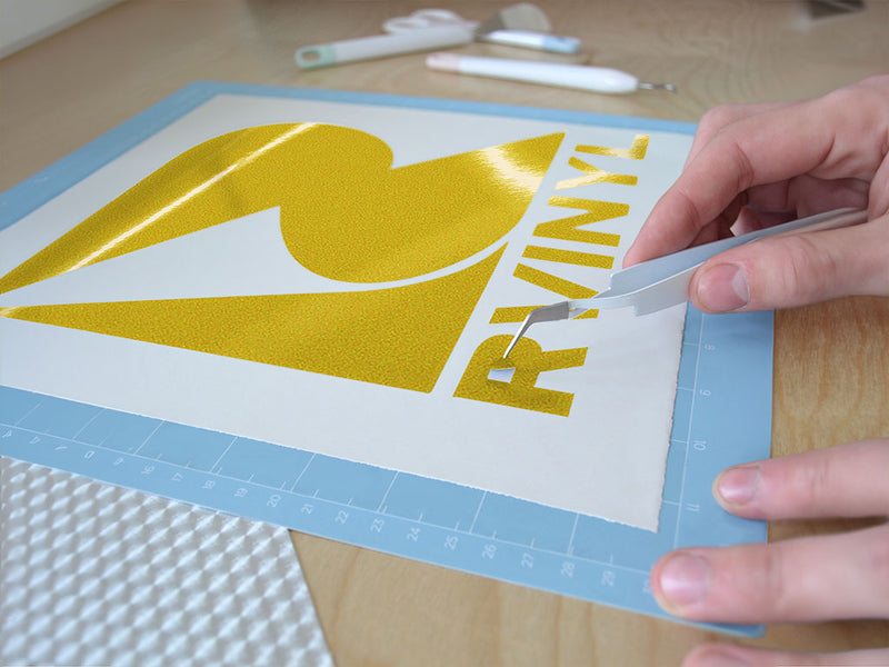 Lemon Yellow Reflective Easy Weed Craft Vinyl