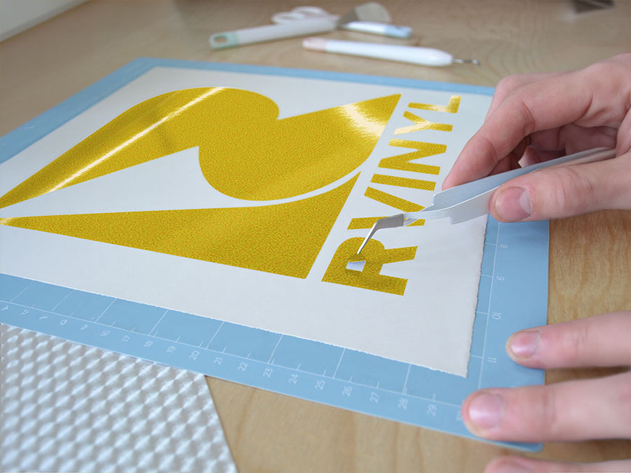 Lemon Yellow Reflective Easy Weed Craft Vinyl