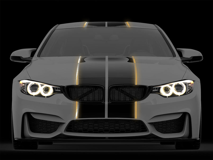 3M 680 Reflective Gold Pinstripe with Racing Stripes