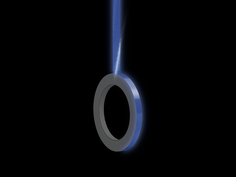 3M 680 Reflective Blue Pin Striping Nighttime View