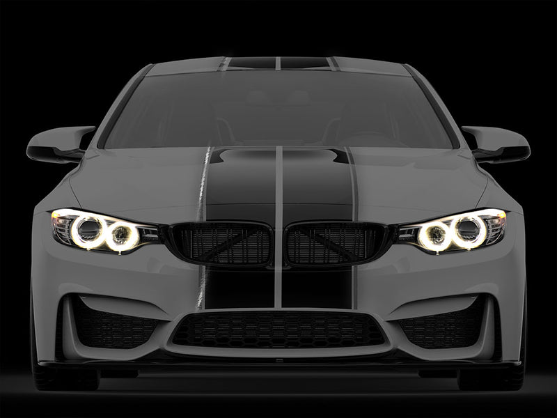 3M Black Reflective Racing Striping Stickers