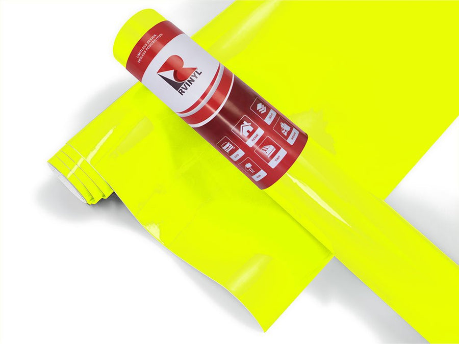 3M 1080 Satin Neon Fluorescent Yellow Bathroom Cabinet Wrap Color Film