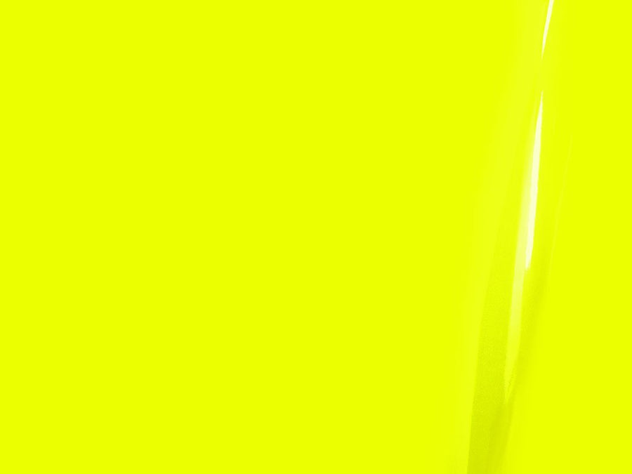 3M 1080 Satin Neon Fluorescent Yellow French Door Refrigerator Wrap Color Swatch