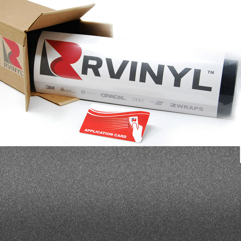 Satin Dark Gray 3M 2080 Color Swatch Wrap