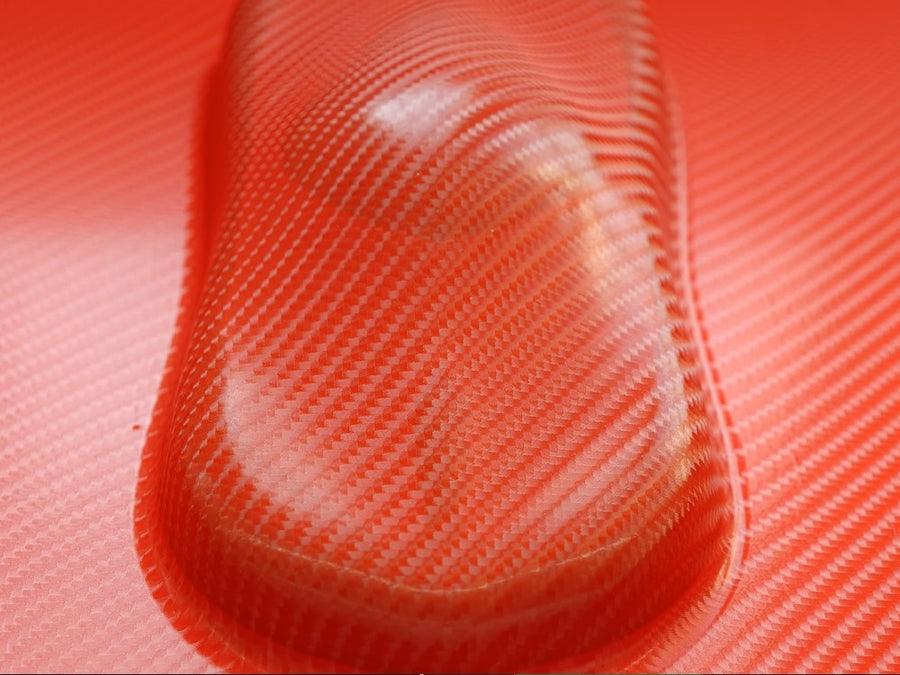 4D Red Carbon Fiber Speed Shape