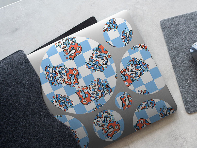 60s style DIY Laptop Stickers